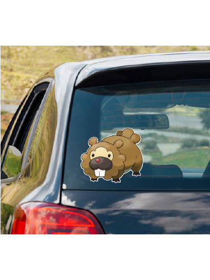 Pokemon BIDOOF vinyl decal #1
