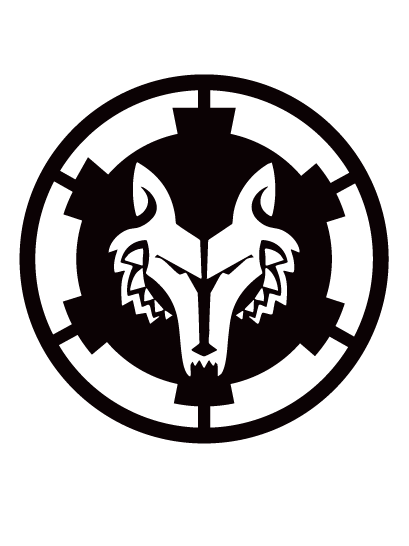 Star Wars WOLF PACK Round Logo vinyl decal 104th Battalion