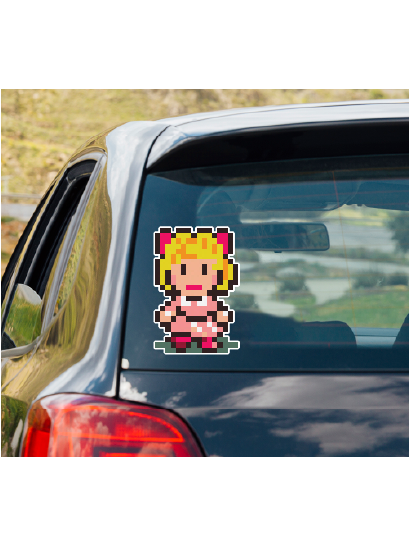 Earthbound PAULA vinyl decal #1