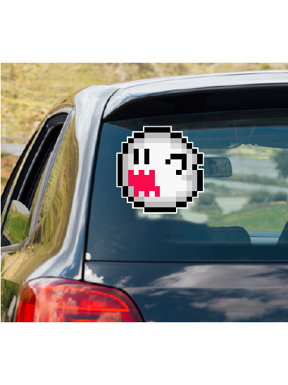 Super Mario Bros. BOO vinyl decal #4