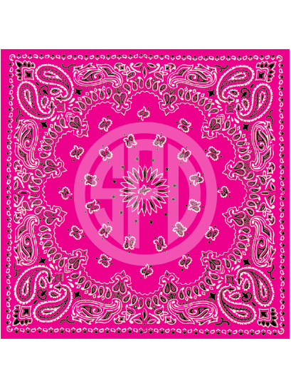Bandanna Pattern in Pink Craft Vinyl in Adhesive or HTV