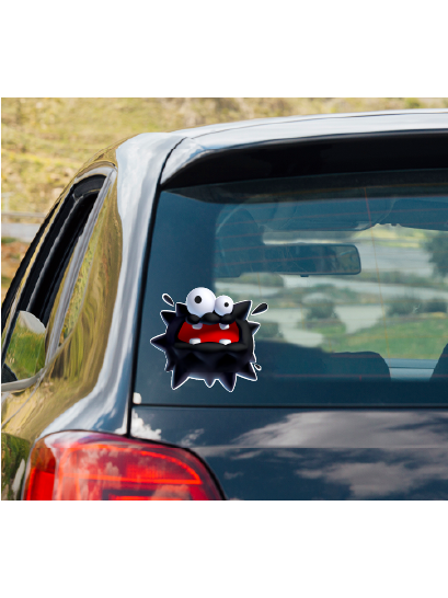 Super Mario Bros. FLUFFY vinyl decal #1