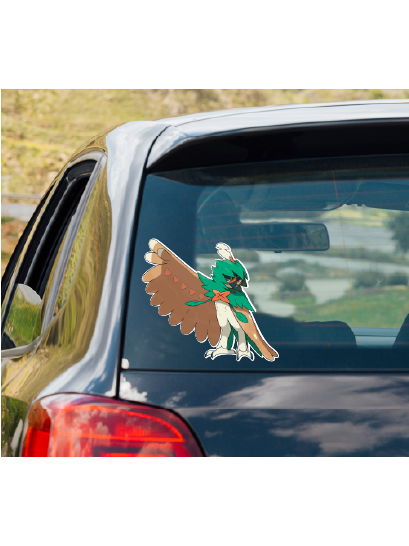 Pokemon DECIDUEYE vinyl decal #1