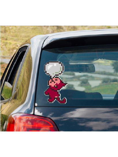 Earthbound BUBBLE MONKEY vinyl decal #1