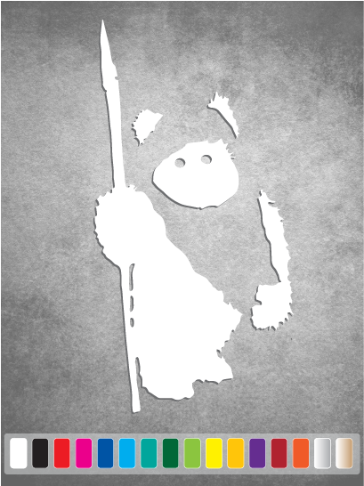 Star Wars EWOK cut vinyl decal #1 Murder Bears