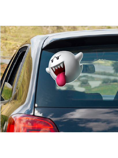 Super Mario Bros. BOO vinyl decal #2