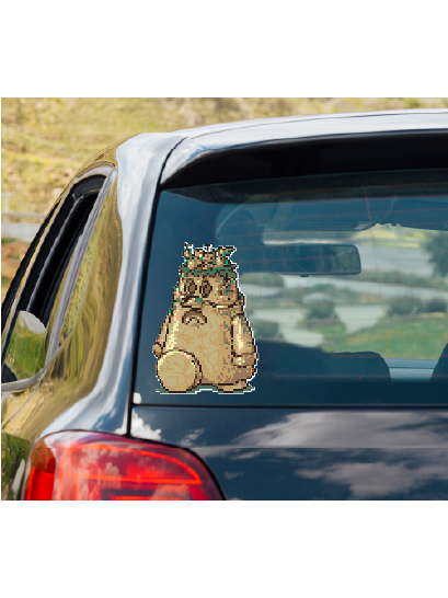 Earthbound DUNGEON MAN vinyl decal #1