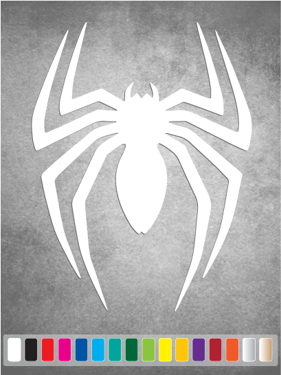 SPIDER-MAN Spider Logo cut vinyl decal #4