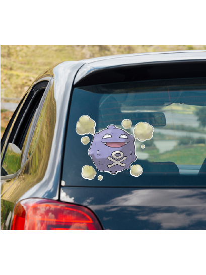 Pokemon KOFFING vinyl decal #1