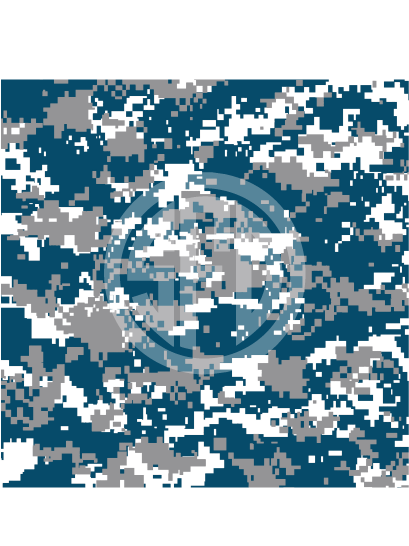 Digital Camo Pattern in Blue, Grey & White Craft Vinyl in Adhesive or HTV