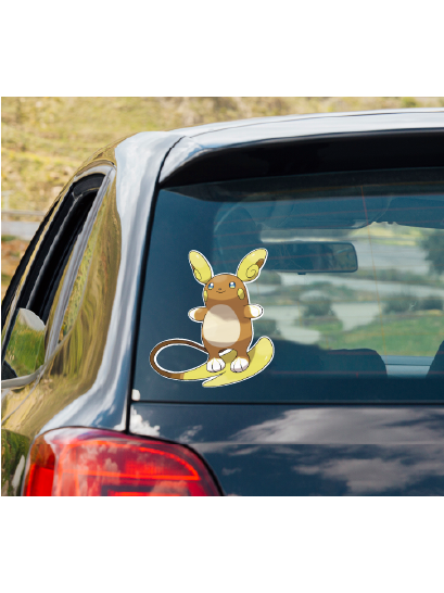 Pokemon ALOLAN RAICHU vinyl decal #1