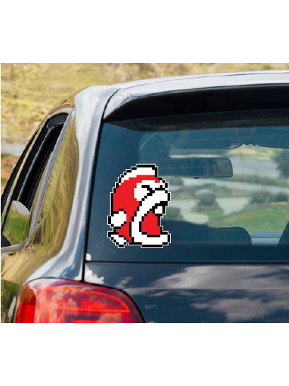 Super Mario Bros. BIG BERTHA vinyl decal #1