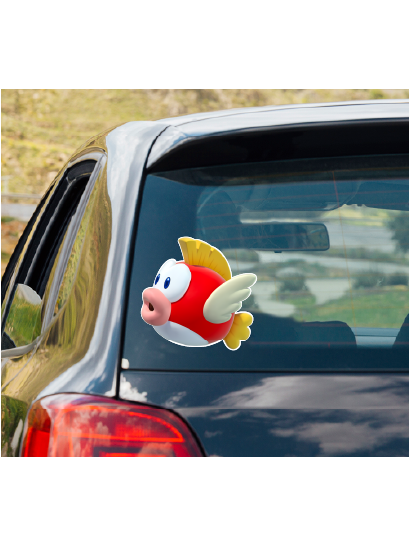 Super Mario Bros. CHEEP CHEEP vinyl decal #5