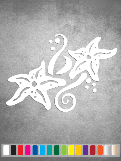 STARFISH cut vinyl decal #2