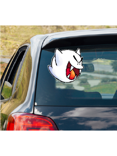 Super Mario Bros. BOO vinyl decal #1