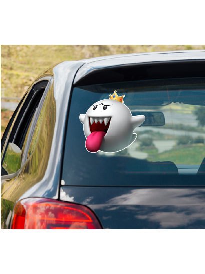 Super Mario Bros. BOO vinyl decal #3