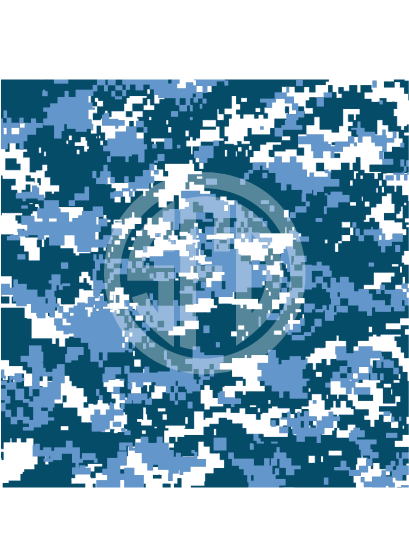 Digital Camo Pattern in Blues & White Craft Vinyl in Adhesive or HTV
