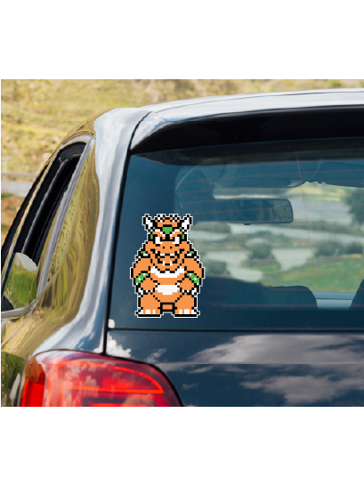 Super Mario Bros. BOWSER vinyl decal #13