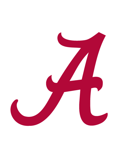 Alabama Crimson Tide Script A Logo vinyl decal BAMA