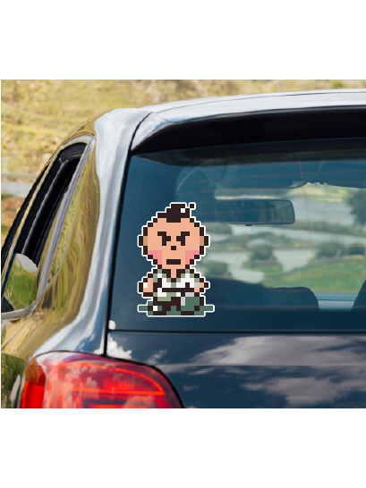 Earthbound POO vinyl decal #1