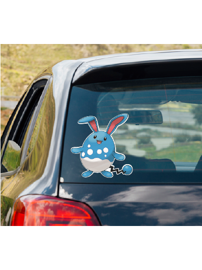 Pokemon AZUMARILL vinyl decal #1