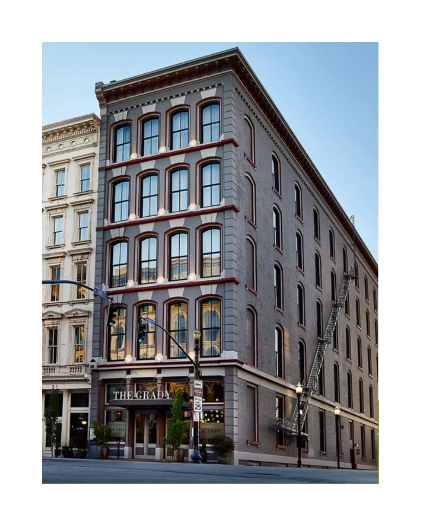 Where history meets modern Kentucky charm ✨

Built in 1883 as a medicinal bourbon apothecary, The Grady Hotel in Louisville honors its storied past while embracing a boutique, contemporary spirit. Warm brick walls, refined design, and a touch of the 