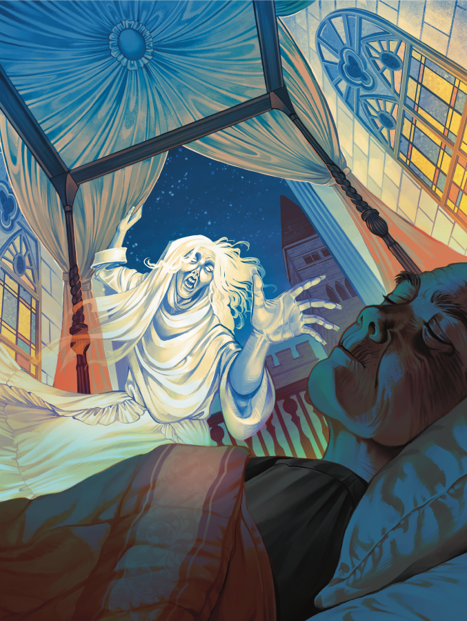 Weiße Frau Cover Illustration