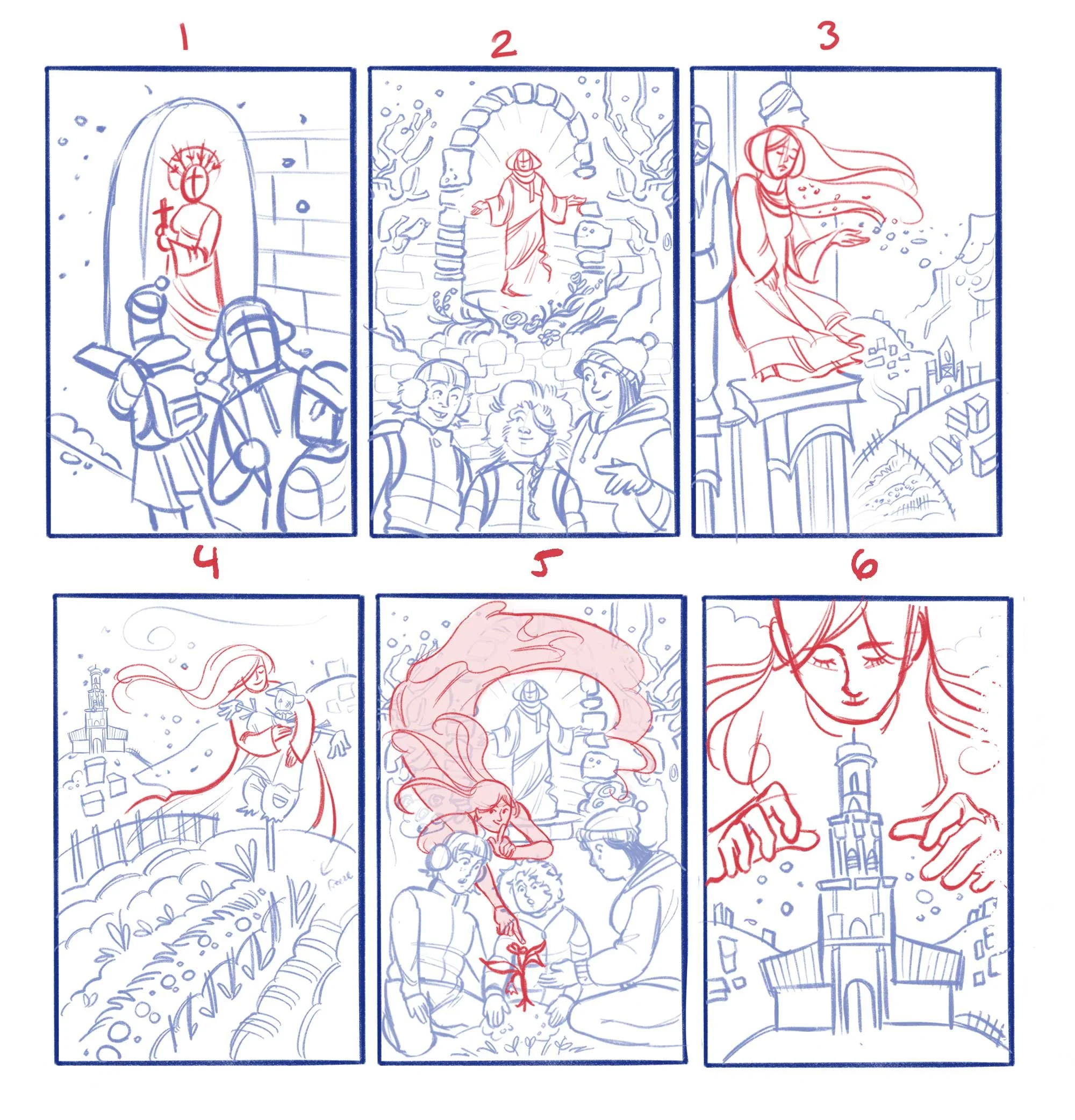 Kalte Sophie Concept Sketches