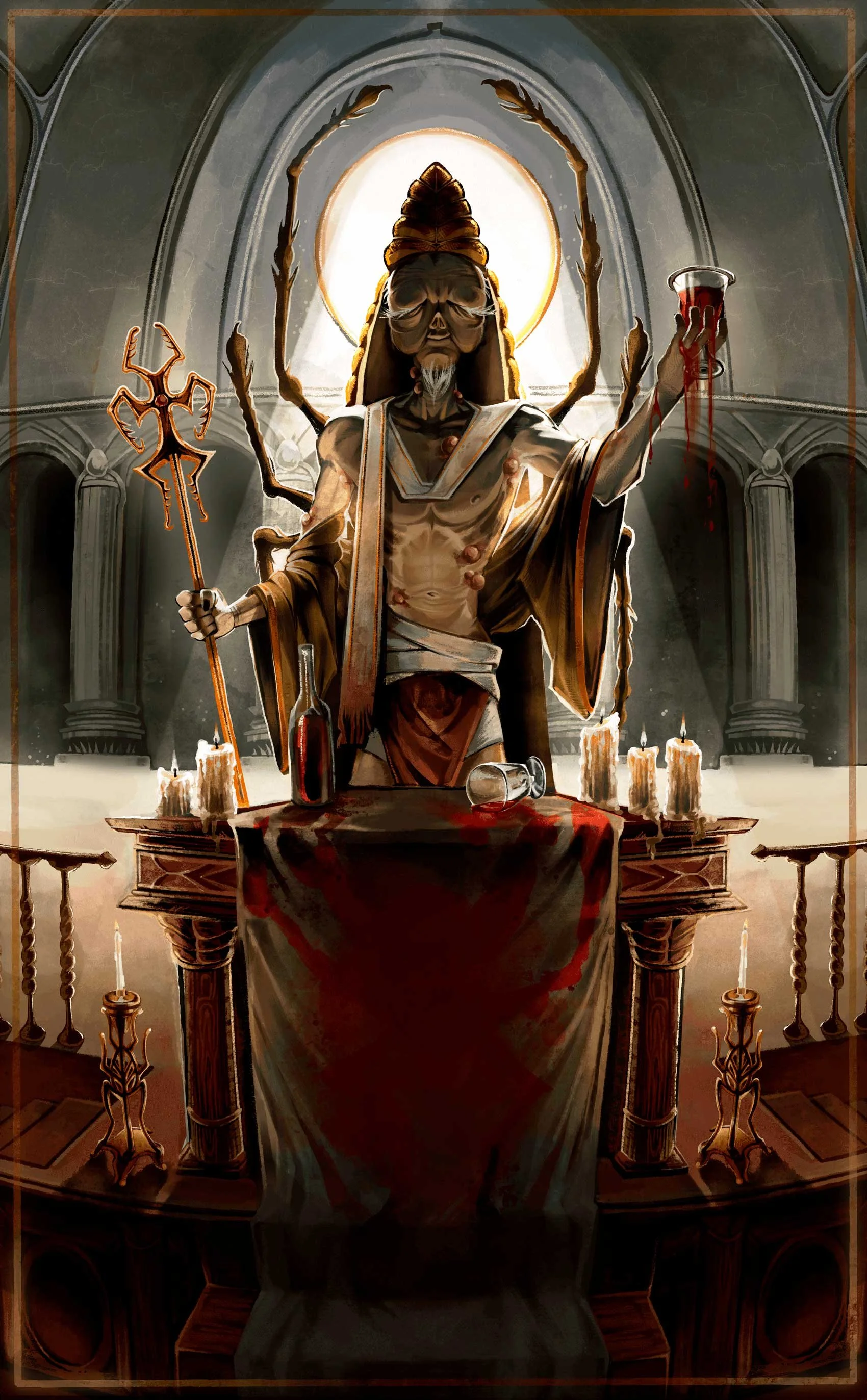 Church of Contagion Fantasy Painting