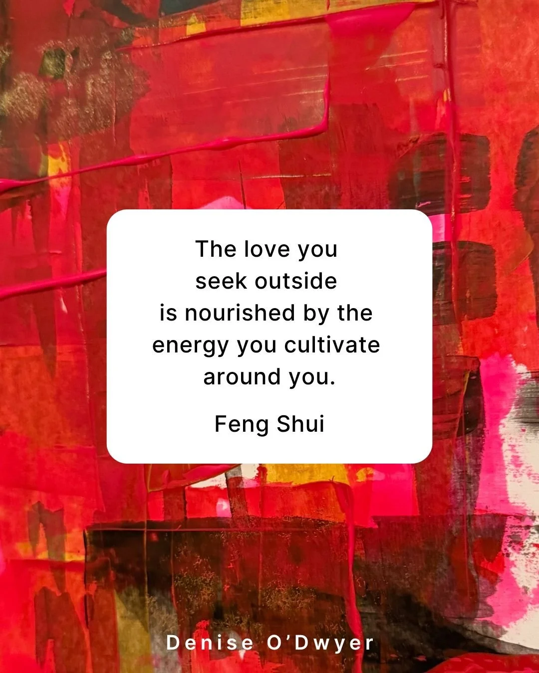 Love begins with the energy we cultivate within