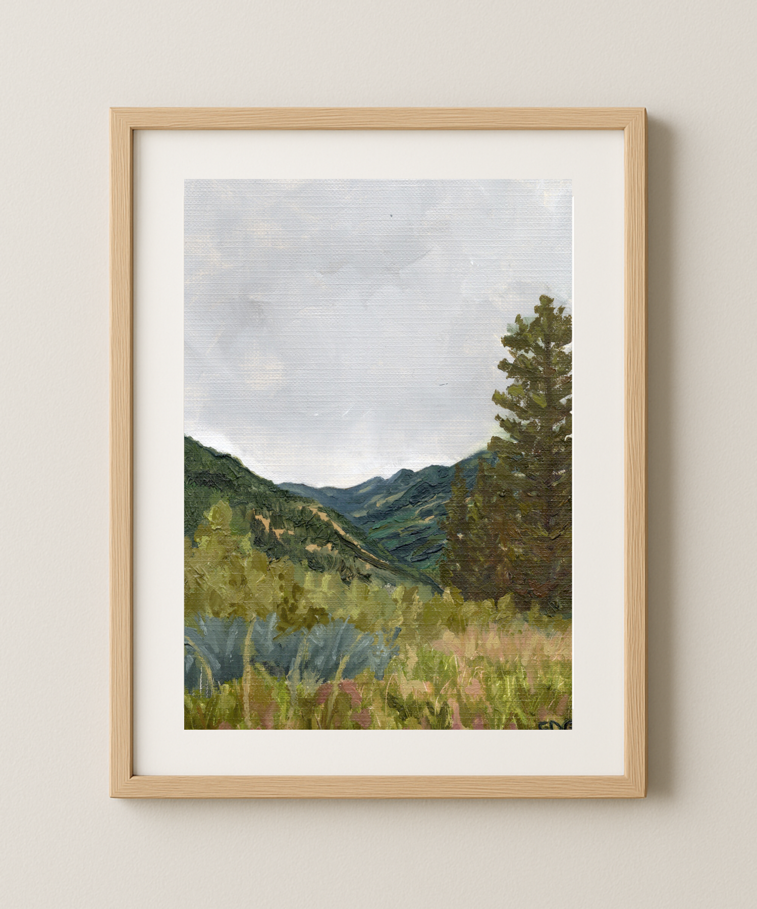 A Path Through The Pines Print