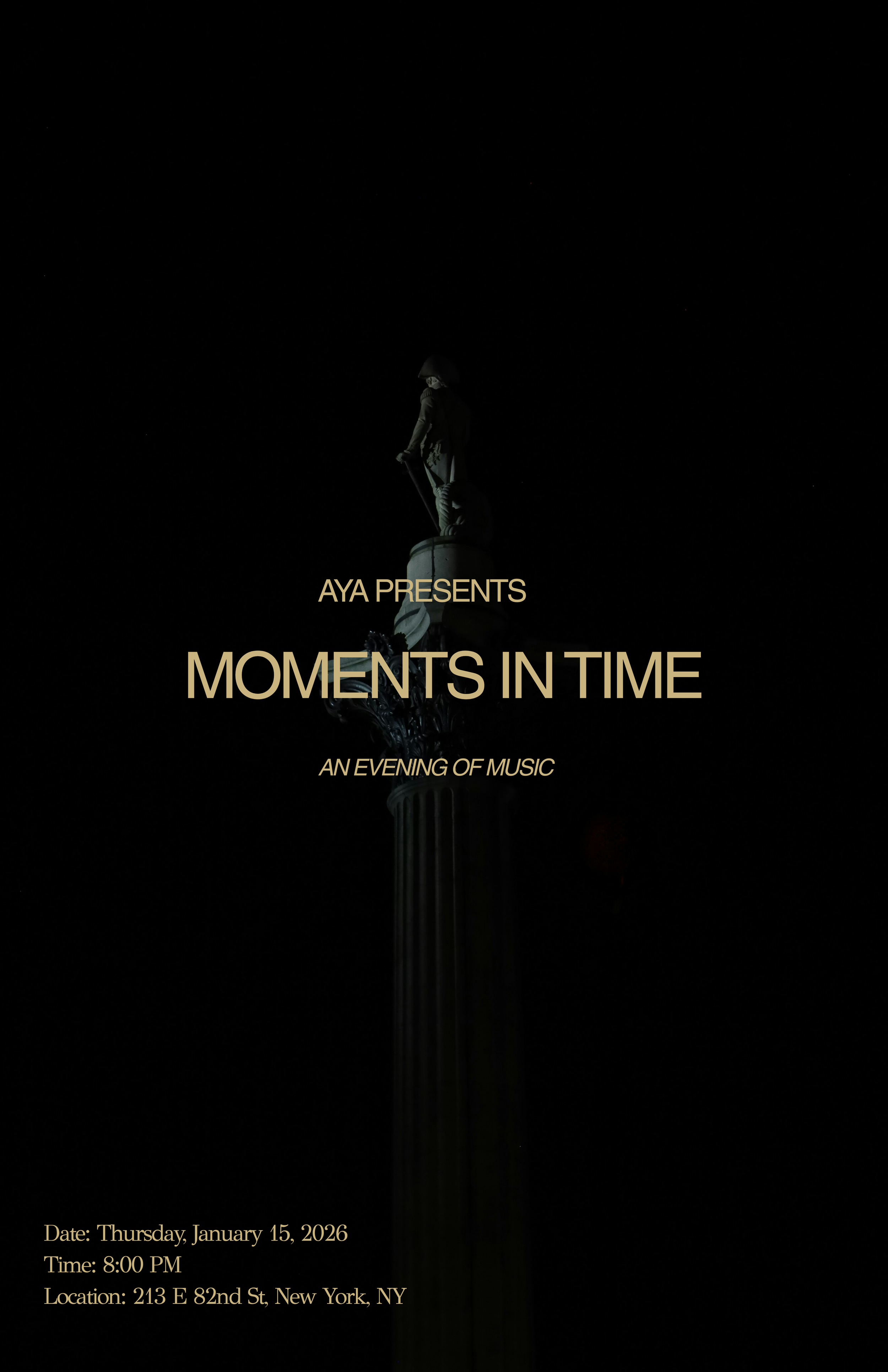 AYA presents Moments in Time