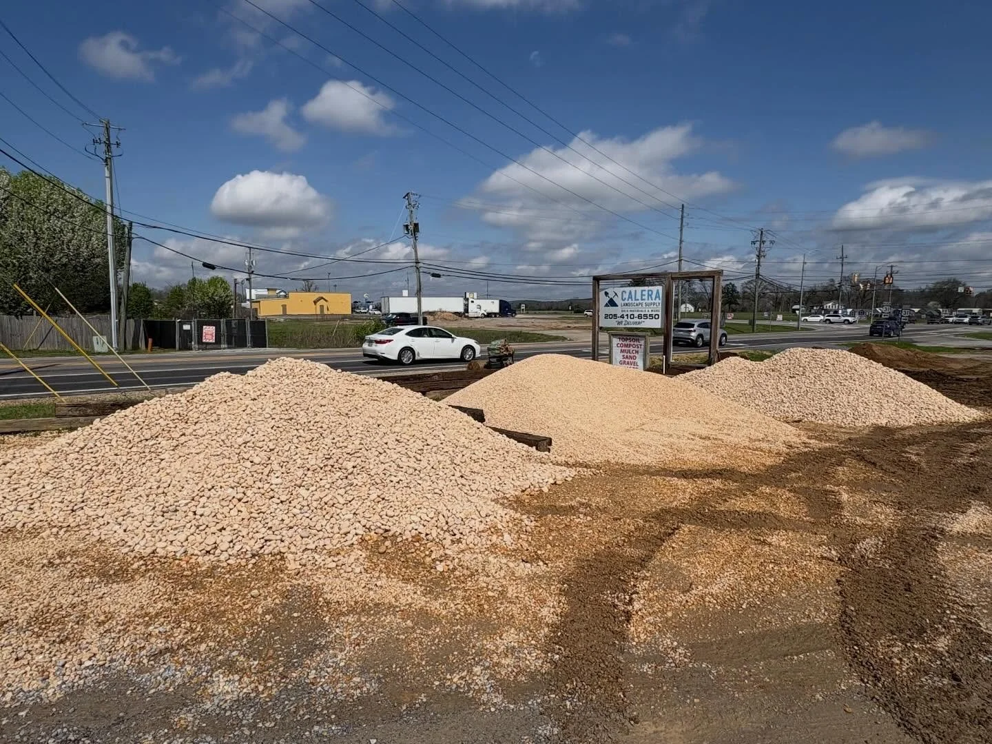 Come see our new River Rock inventory!! We have 3 different sizes of River Rock! #67 Pea Gravel, #4 Egg Rock, and Oversized River Rock! 

We deliver!!