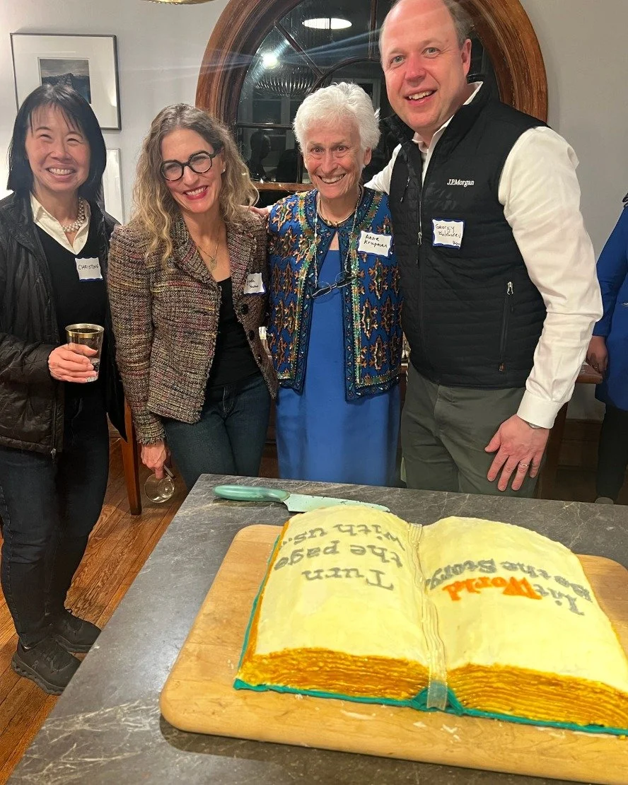 A big thank you to everyone in our LitWorld community who came out to our early holiday party last night! We are deeply grateful for the cozy company of LitWorld friends (new and old) who believe in our mission 🧡 A highlight from the evening is the 