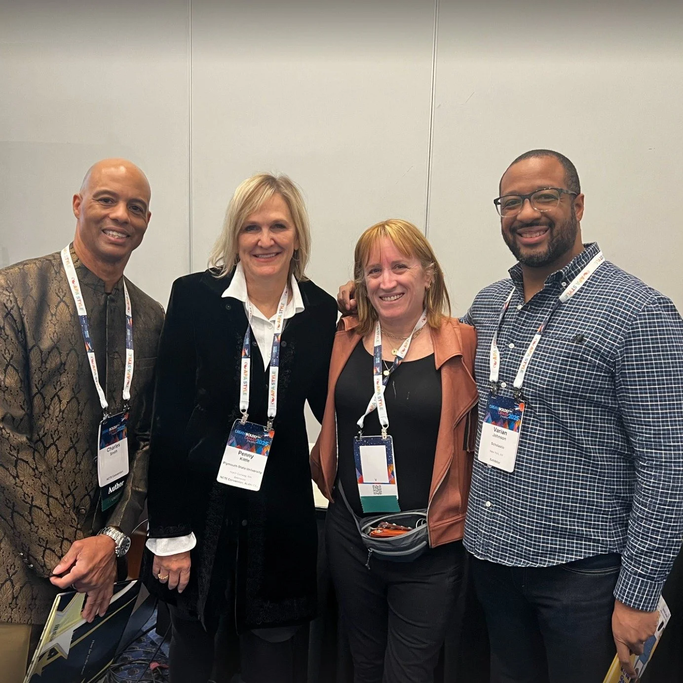 This weekend, our Founding Director @pamallyn spoke at @nctegram #dreamboldlydenver conference event, joined by fellow champions of stories: @pennykittle @mrvarianjohnson #charlesrsmithjr 📚 Were you there? If so, we'd love to know: what were your ta