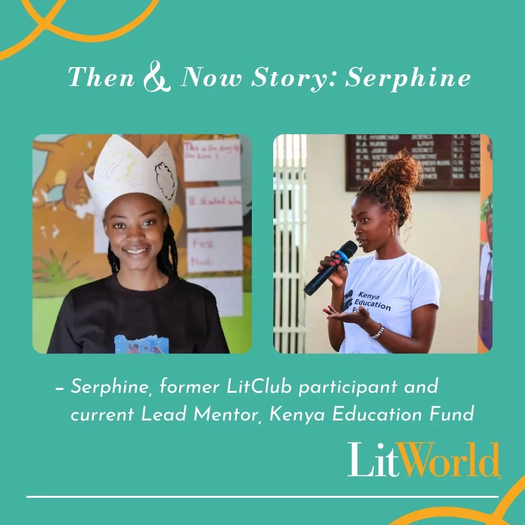 Another amazing story from a LitClub participant: growing up, books were a luxury for Serphine - until she joined a LitClub in Kibera, Kenya. Now, she is a Lead Mentor at the Kenya Education Fund office in Nairobi, empowering children to become the t