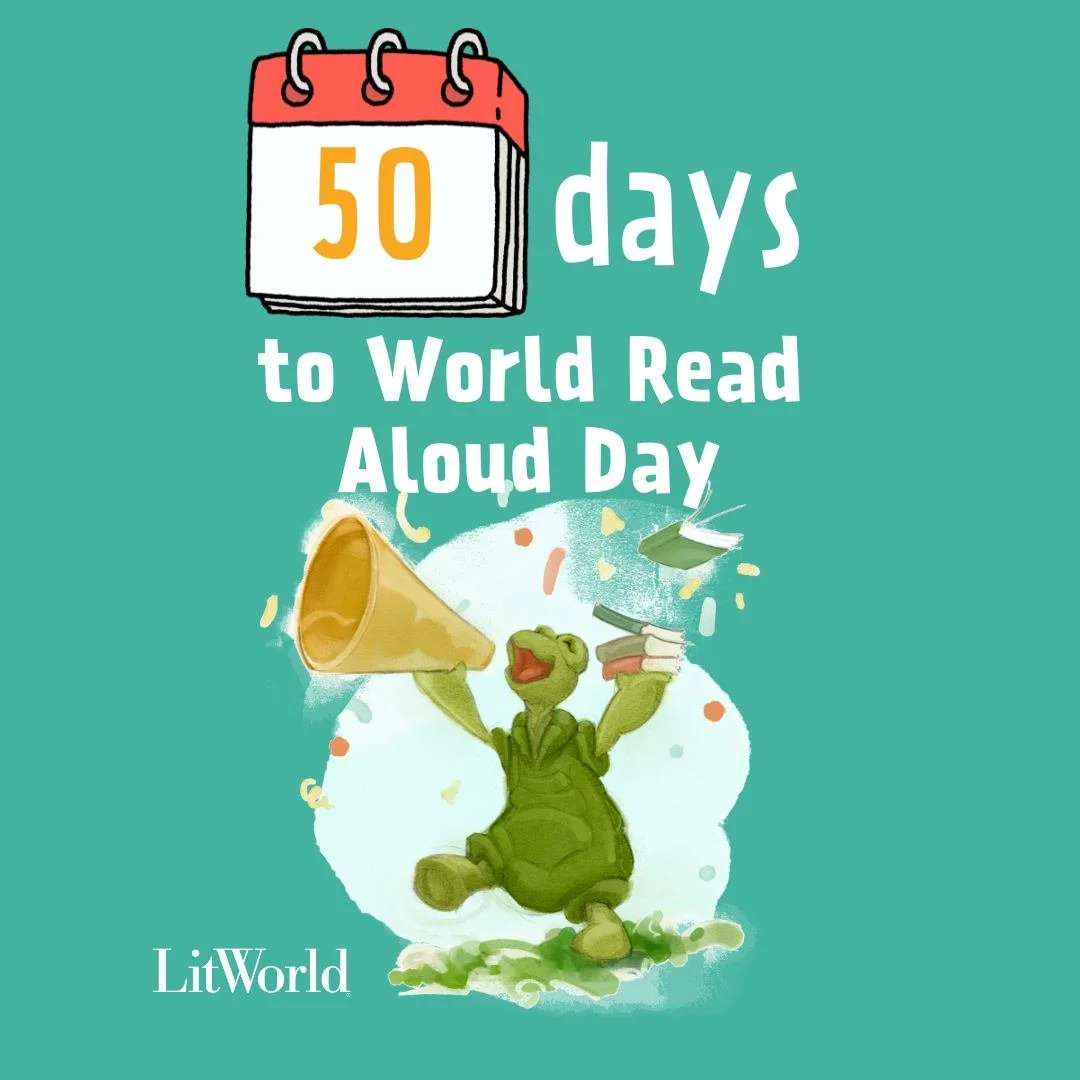 The countdown is on: 50 Days to World Read Aloud Day (WRAD)! 

Get ready for your celebrations by visiting our WRAD page on our website to access free resources from us &amp; our sponsors: @outskirtspress &amp; @scholastic !

Join the fun at LITWORLD
