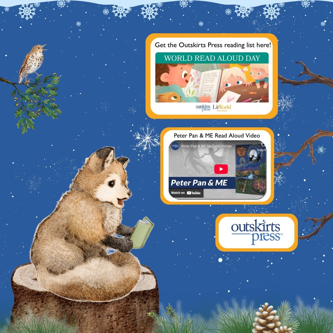 World Read Aloud Day is only a few short weeks away! WRAD sponsor Outskirts Press offers numerous helpful resources, such as virtual read-alouds and booklists, which are available to WRADvocates at worldreadaloudday.org. Thank you @outskirtspress for