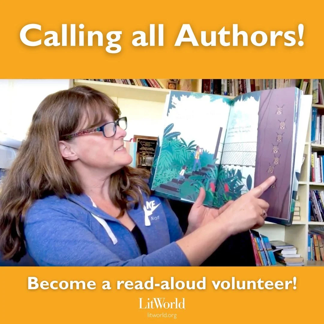 Calling all authors! This February 4th, we hope you'll sign up to read aloud to a classroom for #WorldReadAloudDay 📚 

Traditionally published authors can sign up via @katemessner's website, and self-published authors can volunteer via @judycampbell