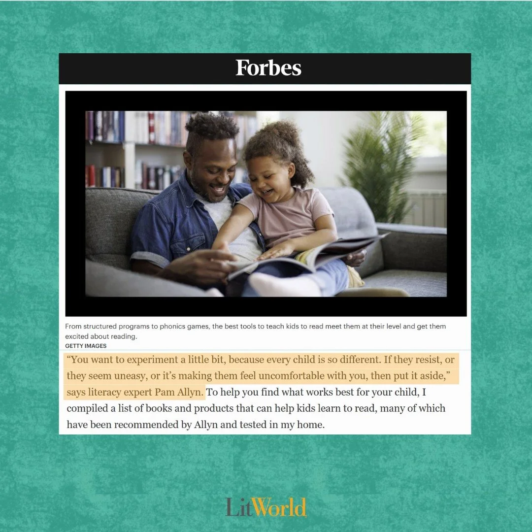 Our Founding Director Pam Allyn is featured in Forbes Magazine for her expert recommendations on children's literacy. 📚