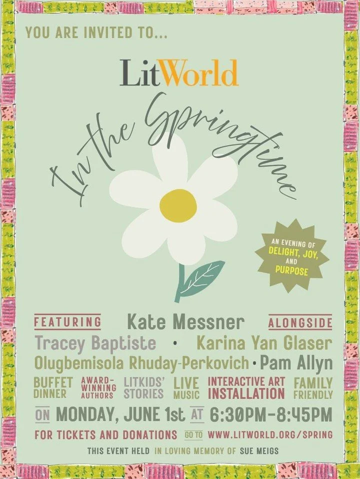 We are in the midst of preparing for an exciting event! Join us in NYC for a warm and loving evening featuring award-winning authors, Litkids' Stories, live music, a buffet dinner and more, as we celebrate LitWorld in the Springtime. Tickets and dona
