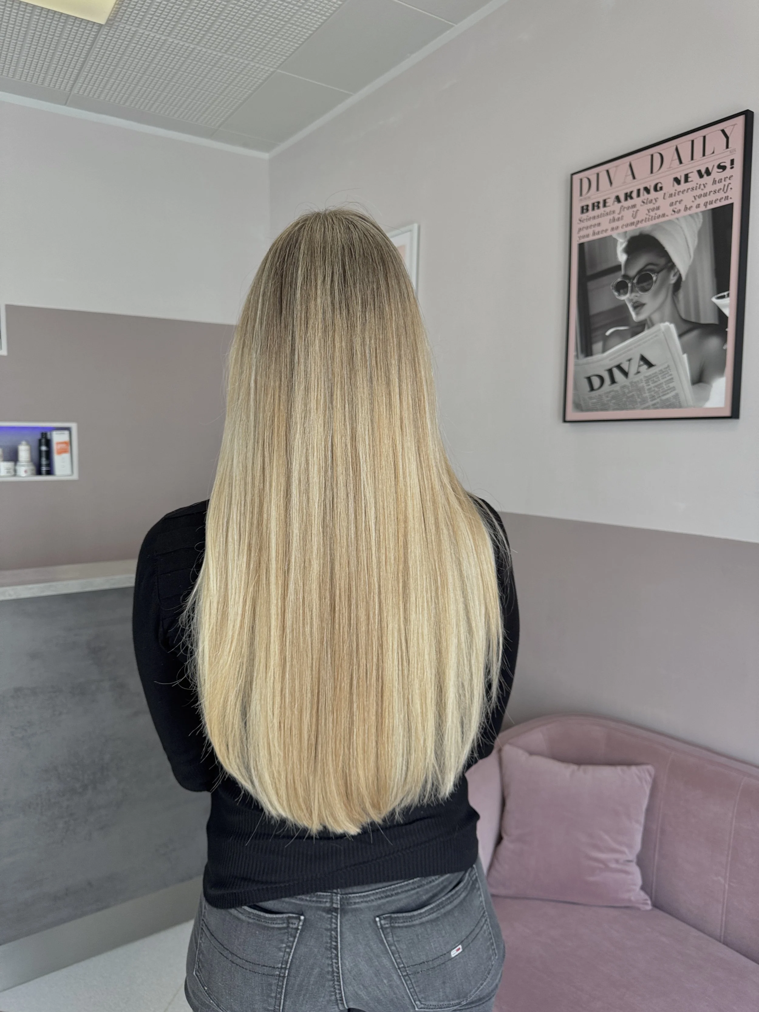 Erster Schritt weg von einem nachgefärbten Nachwuchs zu einem langhaltenden Verlauf der Natur.