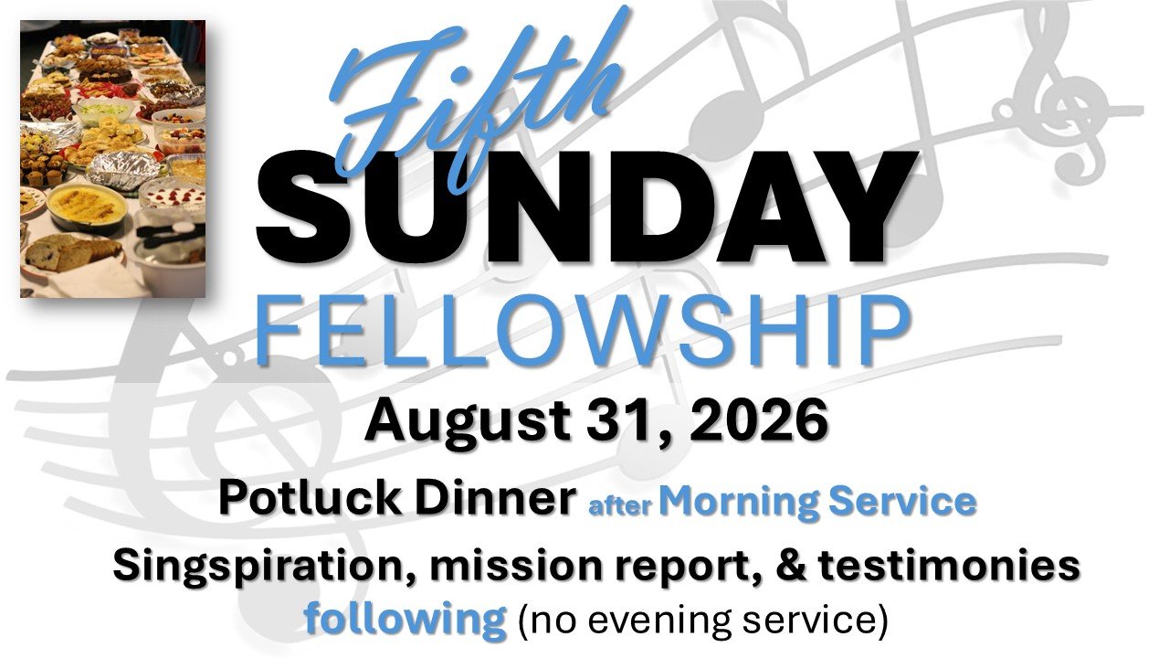 5th Sunday Fellowship