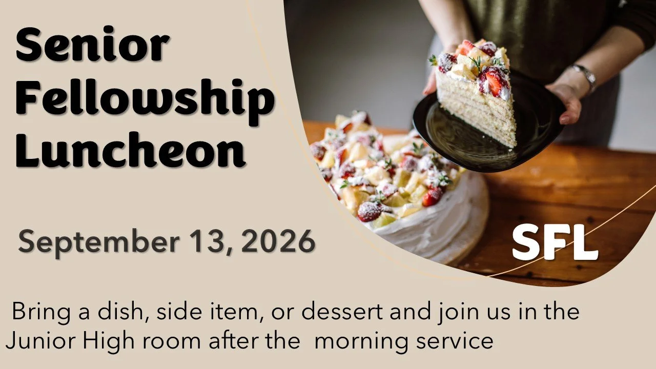 Senior Fellowship Luncheon