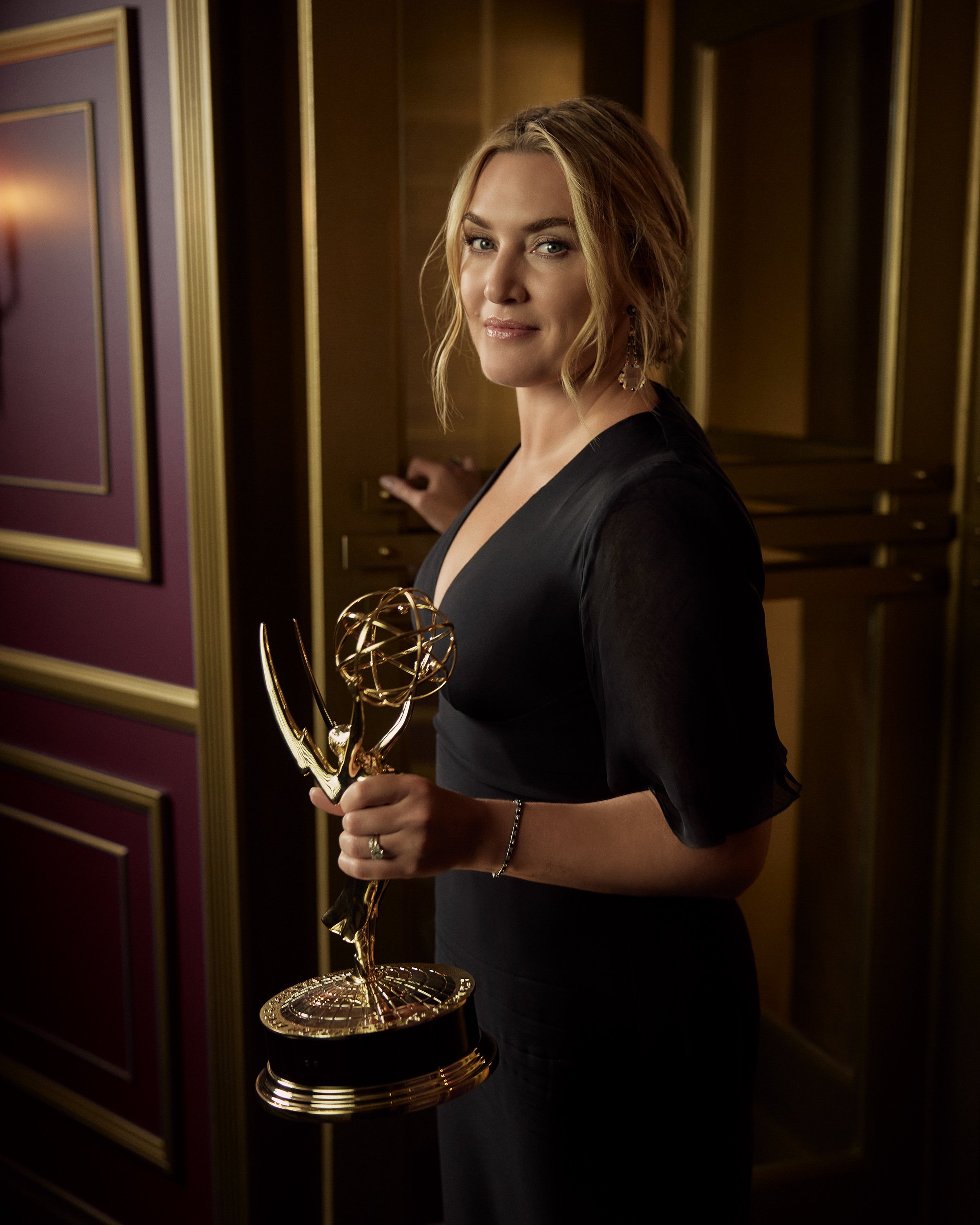 Kate Winslet, HBO Emmys, art direction and set design by Domenica Agostino Leibowitz