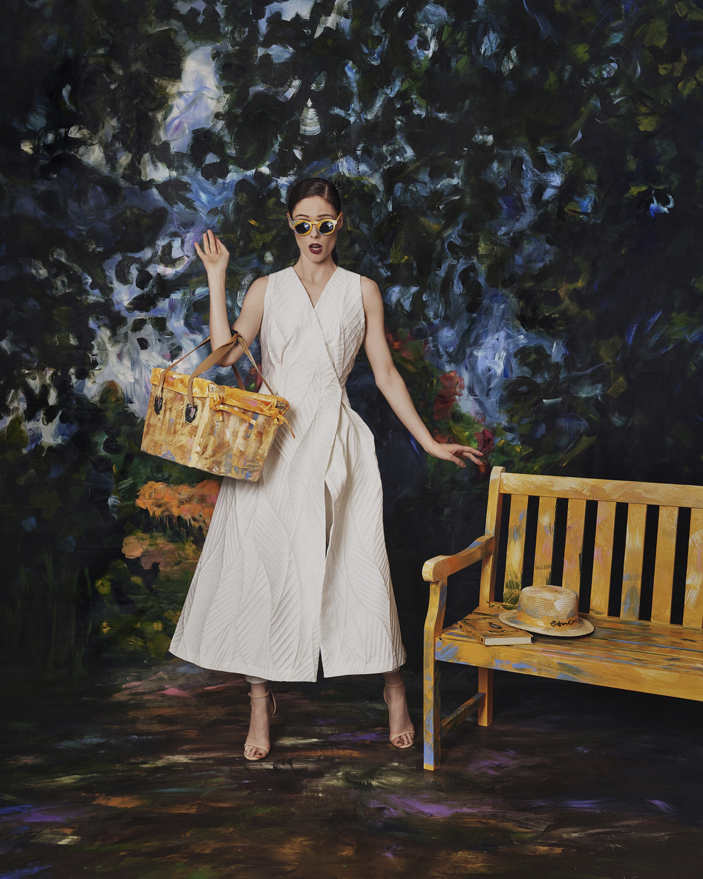Domenica Agostino Leibowitz Set Design - Painted World Veuve Clicquot - Coco Rocha.JPG