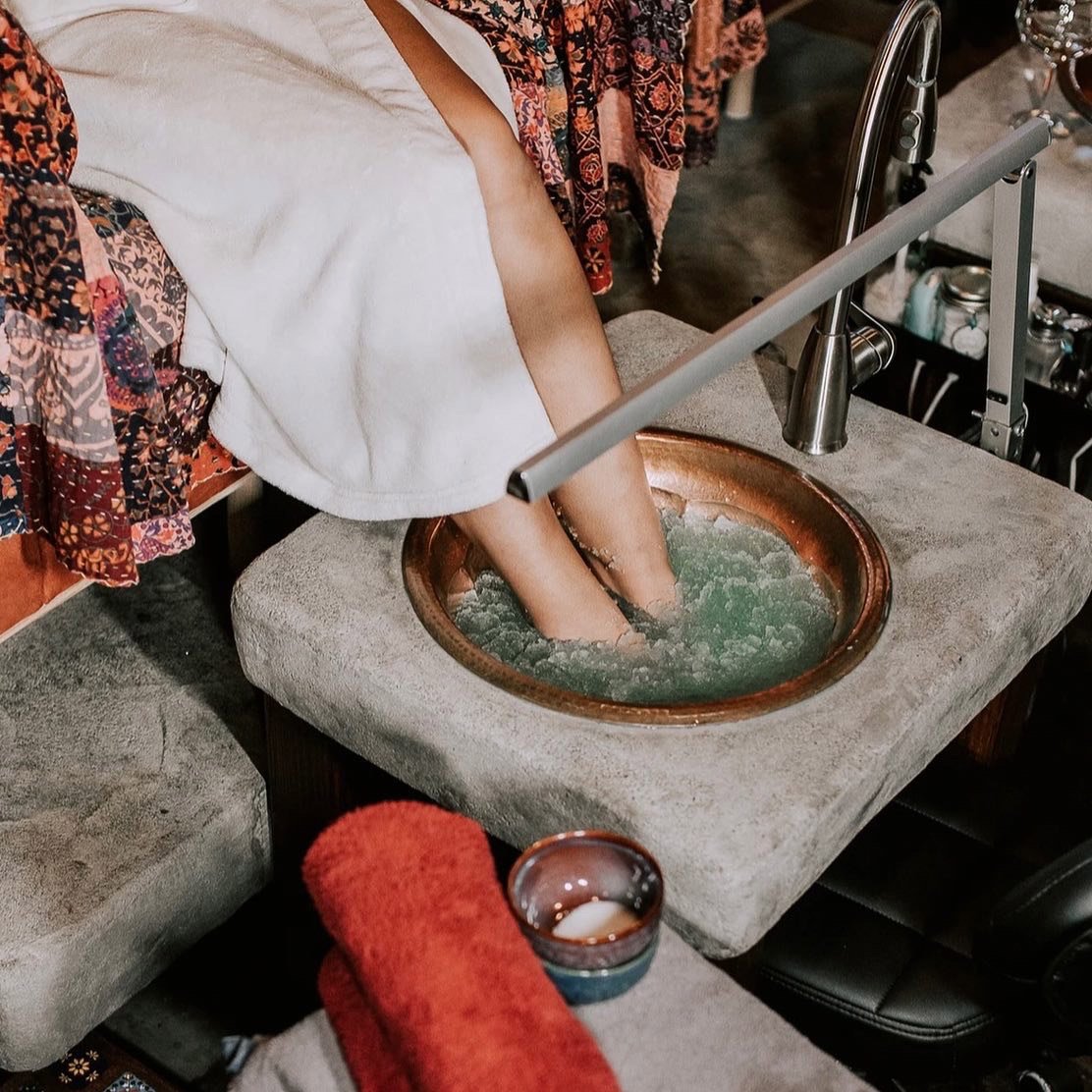 Custom, personalized signature foot treatment