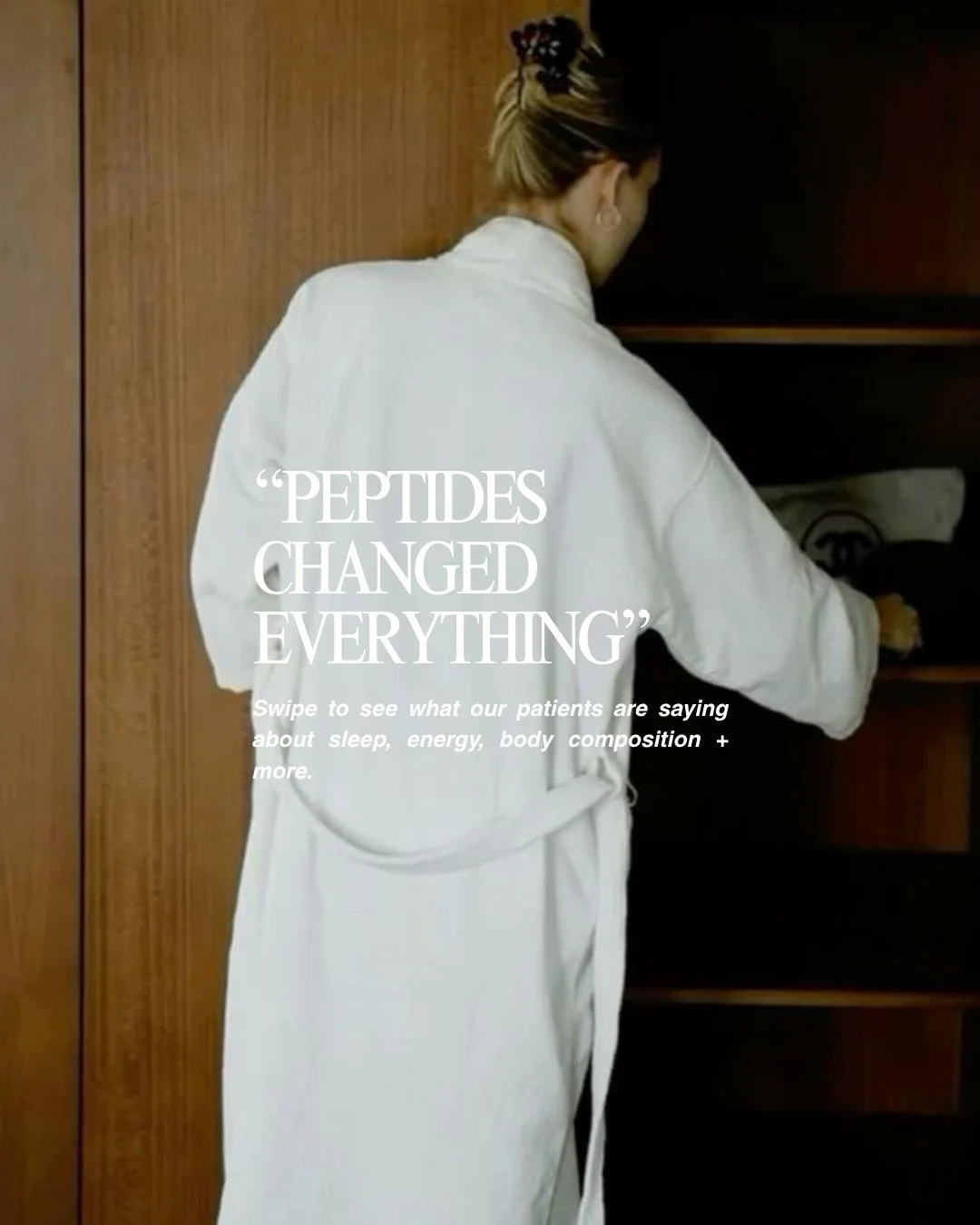 &ldquo;i didn&rsquo;t expect to look and feel this good this fast&rdquo; &mdash;that&rsquo;s what one patient said after their 6-week check in. 

peptide therapy isn&rsquo;t magic. It&rsquo;s your biology working the way it was always meant to &ndash