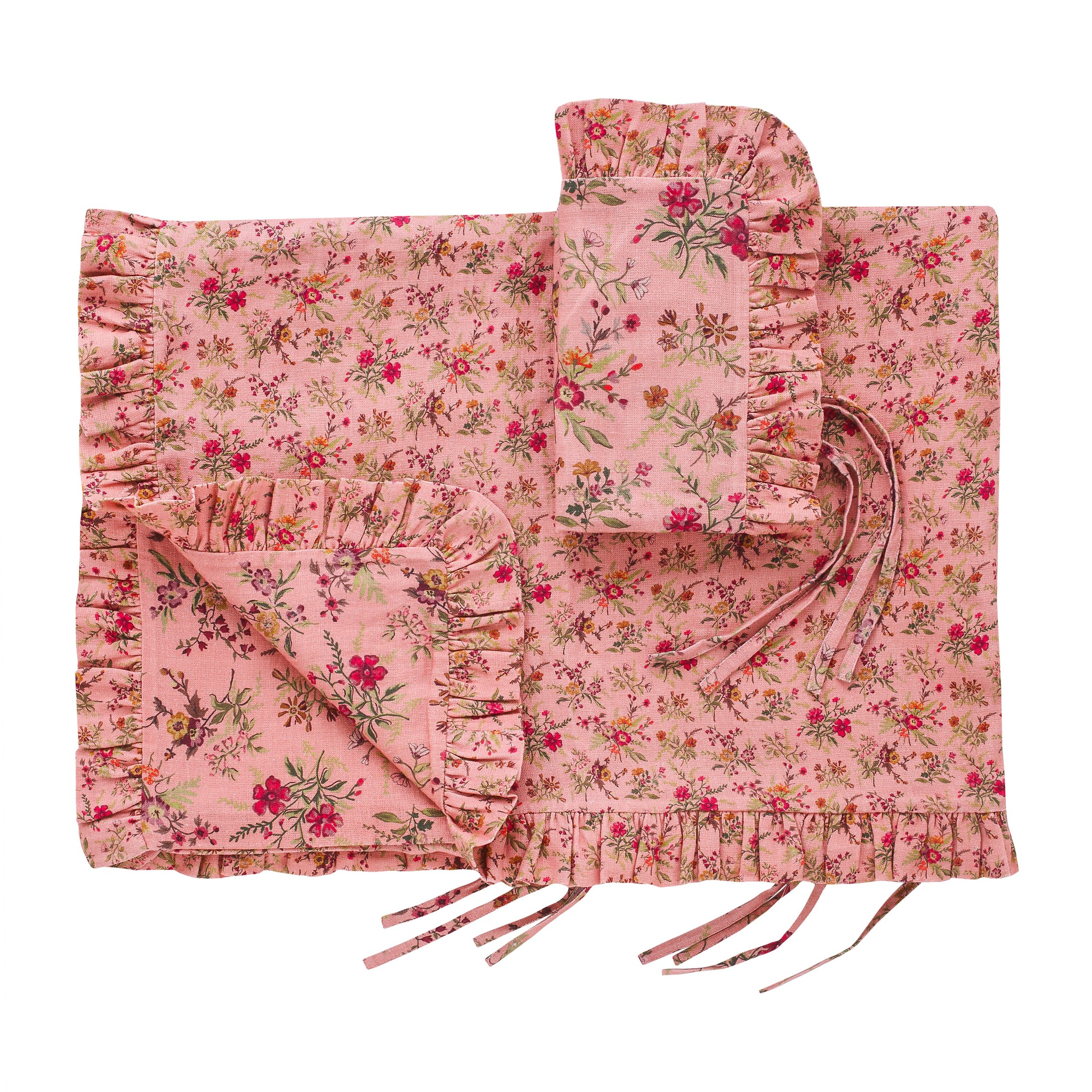 Prairie floral bed set in a bag, peony