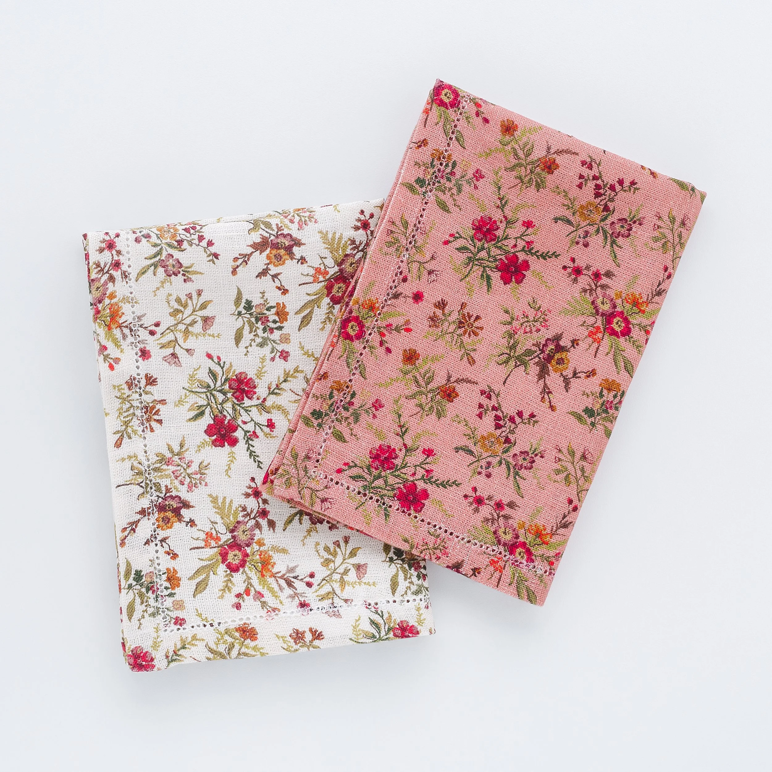 Prairie floral napkins, sold in pairs